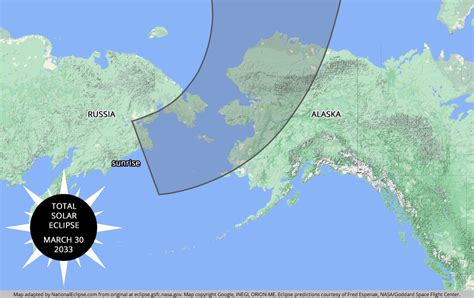 alaska 2033 eclipse